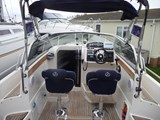 Cockpit view and walk round access to both port and stbd